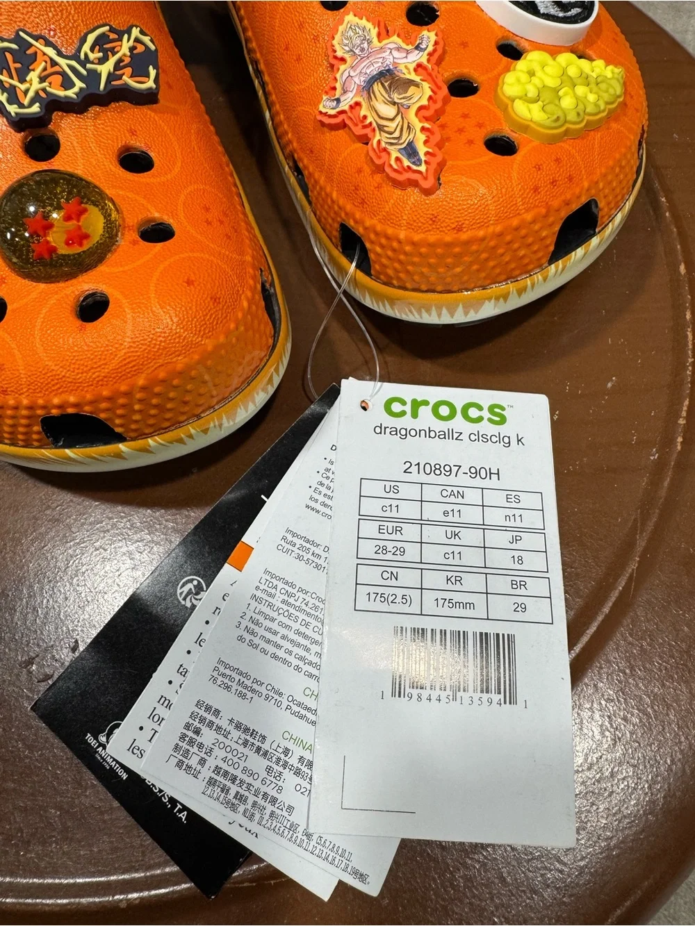 CROCS x Dragon Ball Z Orange Clogs